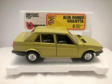 Burago 1:24 - Berline miniature - Alfa Romeo Giulietta