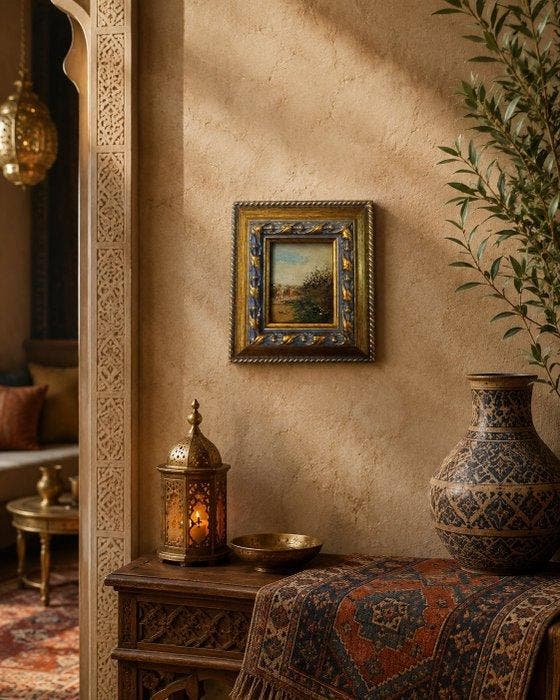 Orientalist School (XIX-XX) - Small Orientalist Scene, Antiquités & Art, Art | Peinture | Classique