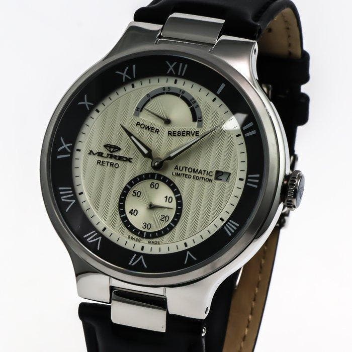 MUREX - RETRO Automatique Swiss Watch - MUA663-SL-1 - Sans, Handtassen en Accessoires, Horloges | Heren