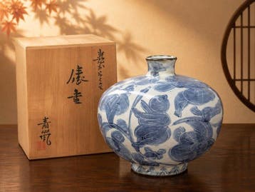 Tachikichi - Seiran - Vaas - Keramiek - Sometsuke Vase