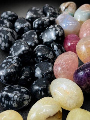 ***GEEN BIEDING*** Derde Oog Chakra Getrommelde Stenen