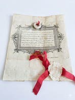 Relikwie - Steen, Perkament - 1800-1850 - Heilige Ring van