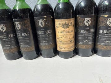 1975 x 5 Chateau Seret & 1979 Château La Croix- Beausejour -