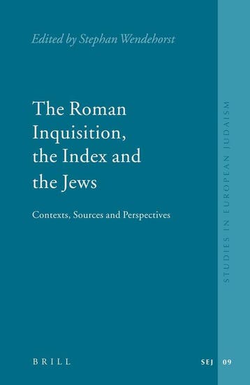 The Roman Inquisition, the Index and the Jews: Contexts,, Livres, Verzenden, Stephan Wendehorst
