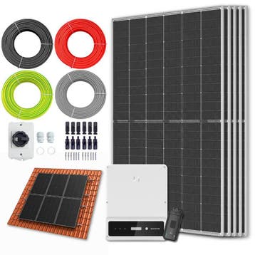 Zonnepanelen pakket voor schuindak - 2.8 kW - 5x 560, Ophalen of Verzenden, Nieuw