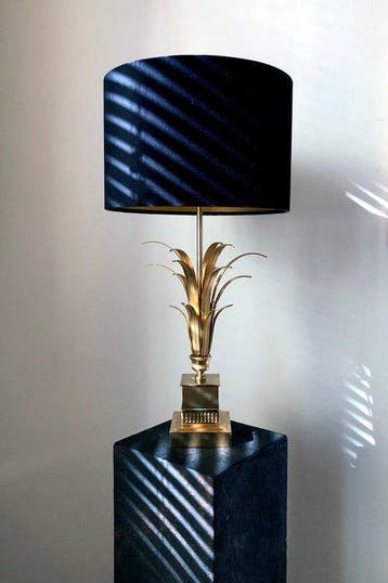 Maison Boulanger - Tafellamp - Verguld messing - Ananas /, Antiquités & Art
