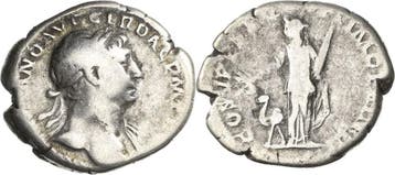 Denar 107, Kaiserzeit Trajan 98-117, Postzegels en Munten, Munten en Bankbiljetten | Verzamelingen, Verzenden