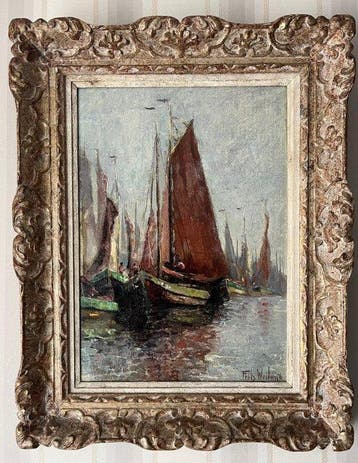 Frits Weiland (1888-1950) - Volendam haven