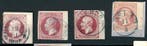 Hannover 1859 - Lot met 8x gestempelde 1 Gr met RZ compleet, Postzegels en Munten, Gestempeld