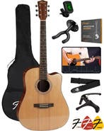 2dekans | Finesse Premium Akoestische Gitaar - met, Musique & Instruments, Amplis | Basse & Guitare, Ophalen of Verzenden