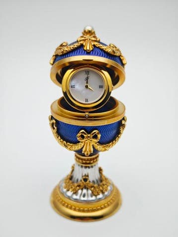 Œuf Fabergé - Maison de Fabergé Œuf horloge - Composite