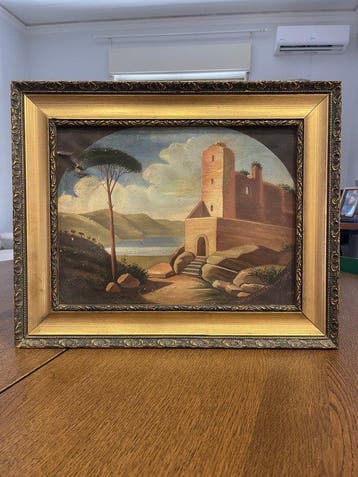 Sofia Correale (XIX) - Paesaggio costiero