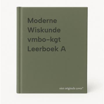 Moderne Wiskunde vmbo-kgt Leerboek A 9789001120702, Boeken, Overige Boeken, Verzenden, Zo goed als nieuw