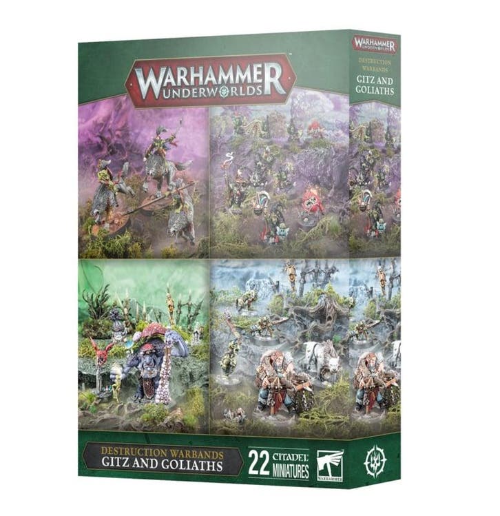 Warhammer Underworlds Gitz and Goliaths (Warhammer nieuw), Hobby & Loisirs créatifs, Wargaming, Enlèvement ou Envoi