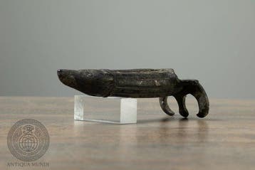 Oud-Romeins, Keizerrijk Brons Handvat van een patera met