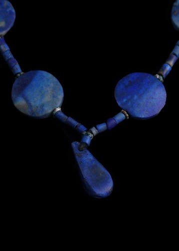 West-Aziatisch lapis lazuli Kralenketting (Zonder