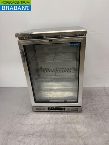Polar CE205 Réfrigérateur à porte vitrée 1 porte 60 cm 230V, Verzenden