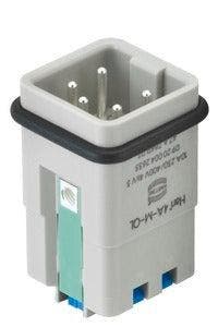 Harting Han 4A-M-QL Connecteur Mâle DInsertion 4P+PE -, Bricolage & Construction, Verzenden
