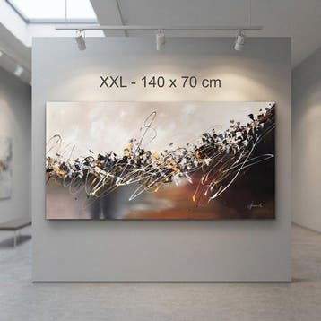 Monika Spiewak - Abstract - Oil Painting Stretched On The