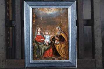 Lucas Cranach I (1472–1553), XVII Follower - Sint-Anna ten