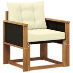 vidaXL Buiten Midden Sofa Massief Acacia Hout Naturel, Verzenden, Nieuw