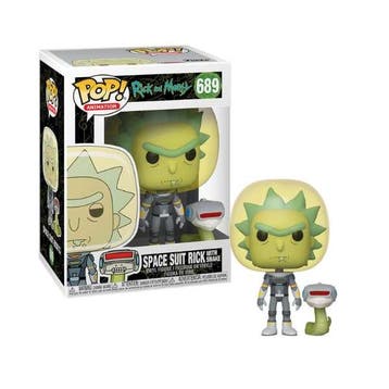 Funko Pop!  Rick and Morty - Space Suit Rick with Snake #689, Verzenden