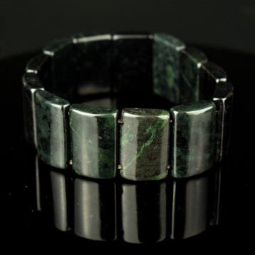 Grote armband van natuurlijke nefriet – Zeldzame