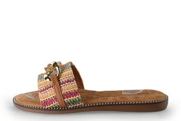 Graceland Slippers in maat 40 Cognac, Verzenden, Slippers