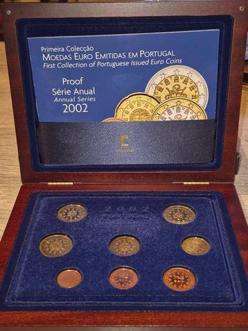 Portugal, Nederland. Year Set (BU) / Proof Set 2002/2022 (2