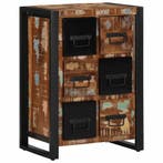 vidaXL Dressoir 50x35x70 cm massief gerecycled hout, Verzenden, Nieuw