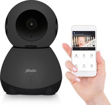 Wifi babyfoon met camera - Zwart Alecto SMARTBABY10BK, Verzenden, Nieuw