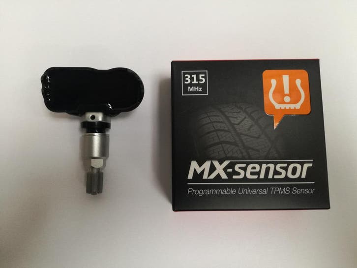 Tire pressure sensor TPMS 315MHz Metal Valve Screw-in 08/12, Auto-onderdelen, Elektronica en Kabels, Ophalen of Verzenden