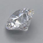 1 pcs Diamant (Naturelle) - 0.41 ct - Rond - D (incolore) -