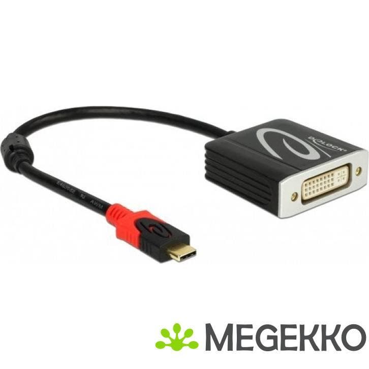 Delock 61213 Adapter USB Type-C male > DVI female (DP Alt, Informatique & Logiciels, Ordinateurs & Logiciels Autre, Envoi