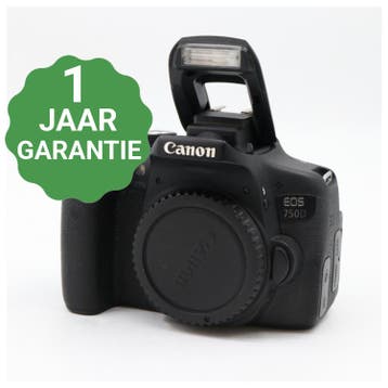 10% korting | Canon EOS 750D body | Tweedehands, TV, Hi-fi & Vidéo, Verzenden