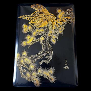 Japanese Lacquerware () - Doos - Lakwerk, goudpoeder -
