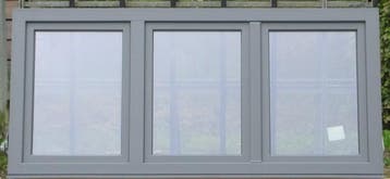 pvc raam , chassis , venster 233 x 106 bazaltgrijs ral 7012, Ophalen of Verzenden, Raamkozijn