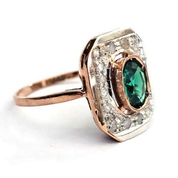 Sans prix de réserve - Bague - 9 carats Or rose, Argent, Nieuw