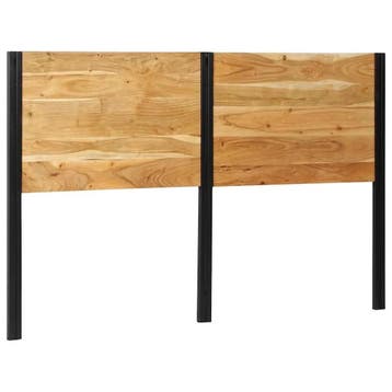 Hoofdeinde Acacia/IJzer | Retour deal, sla je slag, Verzenden, Tweepersoons, Zo goed als nieuw, 160 cm