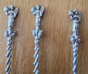 Cuillère à thé (6) - Argent 830 - 6 cuillères à thé