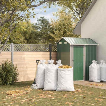 vidaXL Geweven zakken 100 st Wit 60 x 110 cm PP, Verzenden