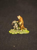 Fritz Bermann - sculptuur, Vienna Bronze - The Hunter Cat