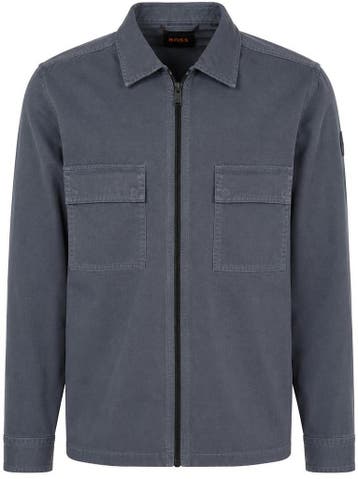 BOSS Overshirt Lorum Donkerblauw maat Maat 48/50 (M) Heren, Verzenden