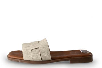 Manfield Muiltjes in maat 38 Wit, Kleding | Dames, Verzenden, Wit, Manfield, Gedragen