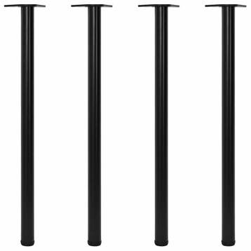 Tafelpoten 1100mm Zwart | 46% Retour Deal | Pak je slag!, Huis en Inrichting, Tafelpoot, 100 tot 150 cm, Verzenden, Rond