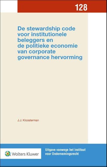De Stewardship Code Voor Institutionele Beleggers |  | Nieuw, Boeken, Verzenden, Nieuw