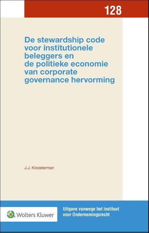 De Stewardship Code Voor Institutionele Beleggers |  | Nieuw, Boeken, Overige Boeken, Nieuw, Verzenden