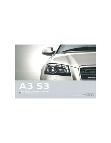 2011 AUDI A3 | S3 BROCHURE DUITS, Nieuw