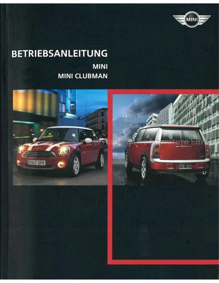 2007 MINI INSTRUCTIEBOEKJE DUITS, Autos : Divers, Modes d'emploi & Notices d'utilisation, Enlèvement ou Envoi