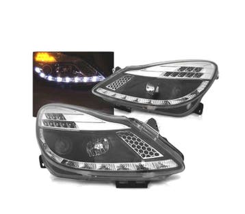 PHARES LED POUR OPEL CORSA D 06-11 NOIR, Verzenden, Nieuw